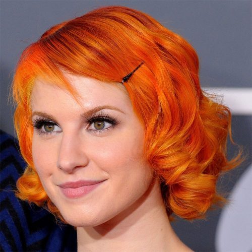 orange hair color Inspirational Hayley William s Hair images Short Bright Orange Hair HD QE5596