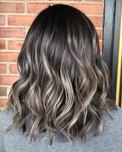Ash Brown with Silver Highlights 